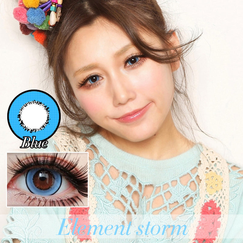 Genie Element Storm | Yearly Colored Contact Lenses