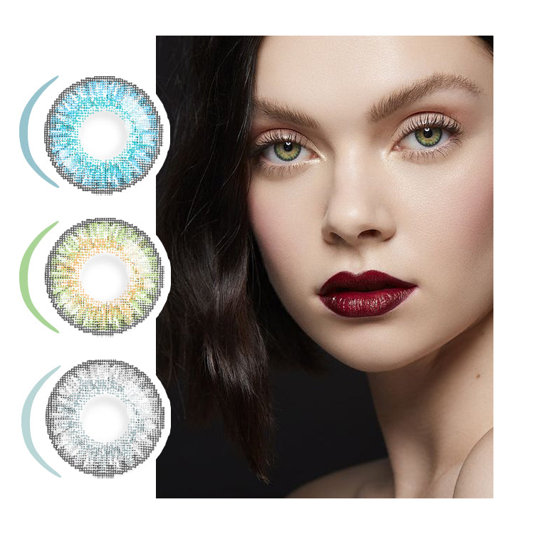 Genie New 3-tone | Yearly Colored Contact Lenses
