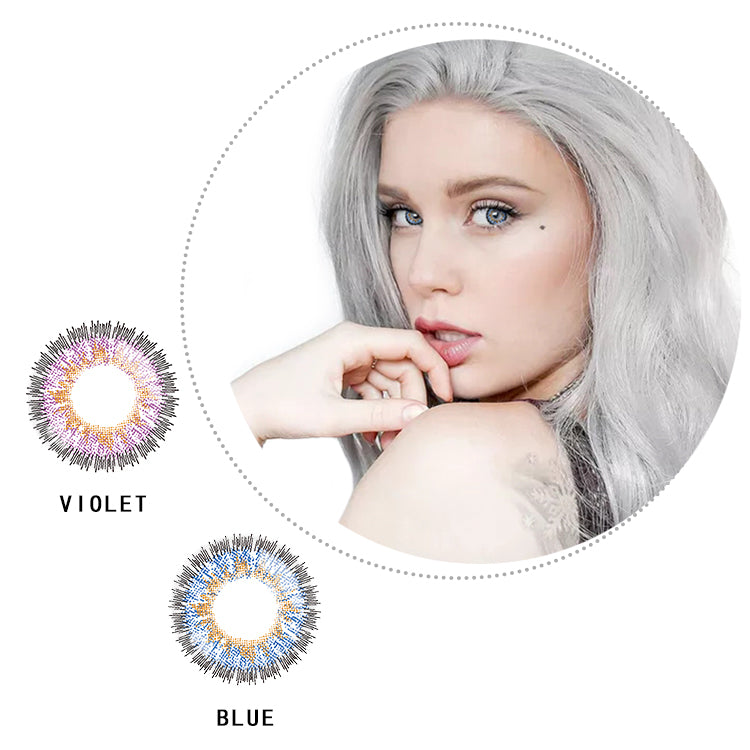 Genie Angel 3-tone | Yearly Colored Contact Lenses