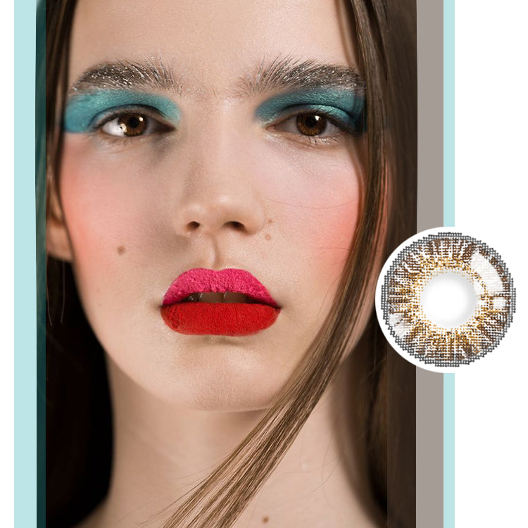 Genie New 3-tone | Yearly Colored Contact Lenses