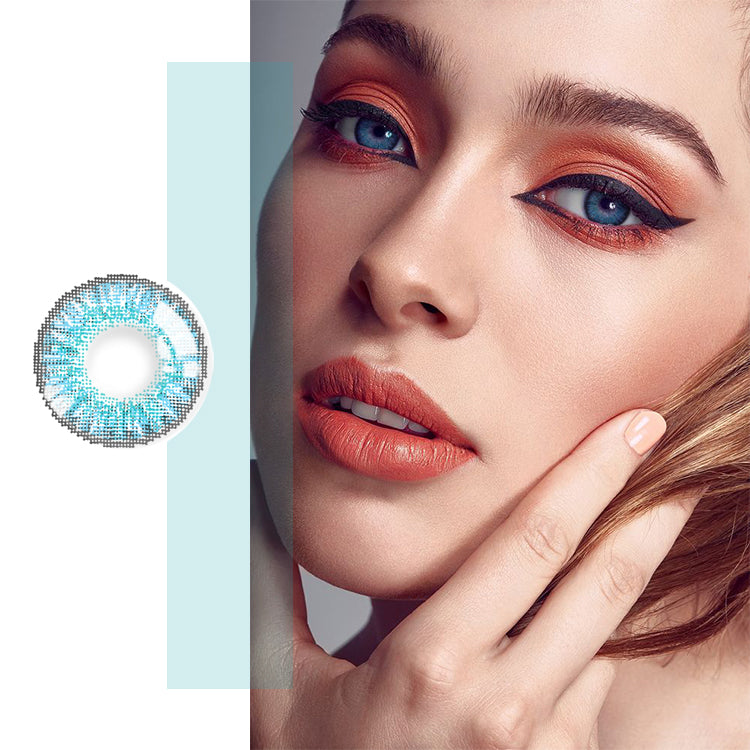 Genie New 3-tone | Yearly Colored Contact Lenses