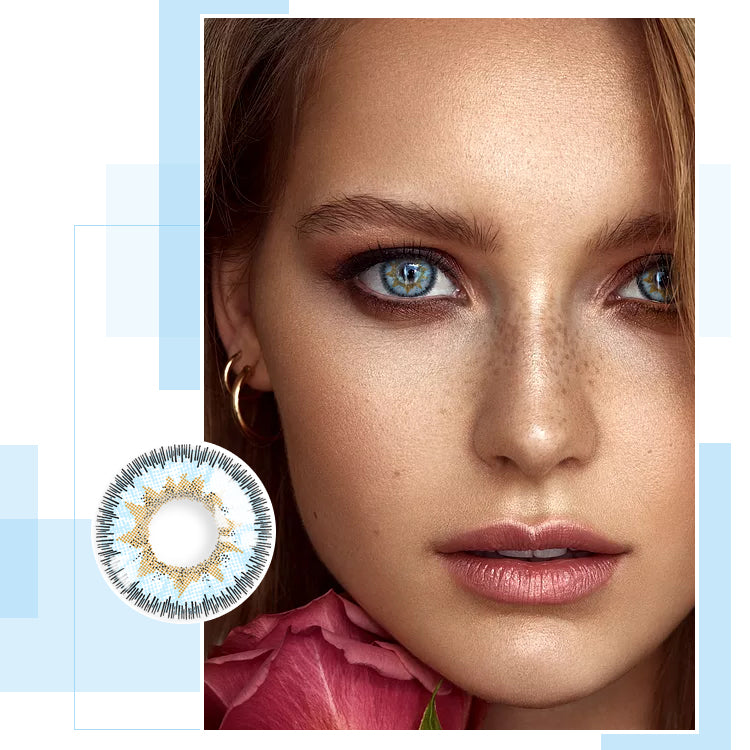 Genie Angel Ice | Yearly Colored Contact Lenses